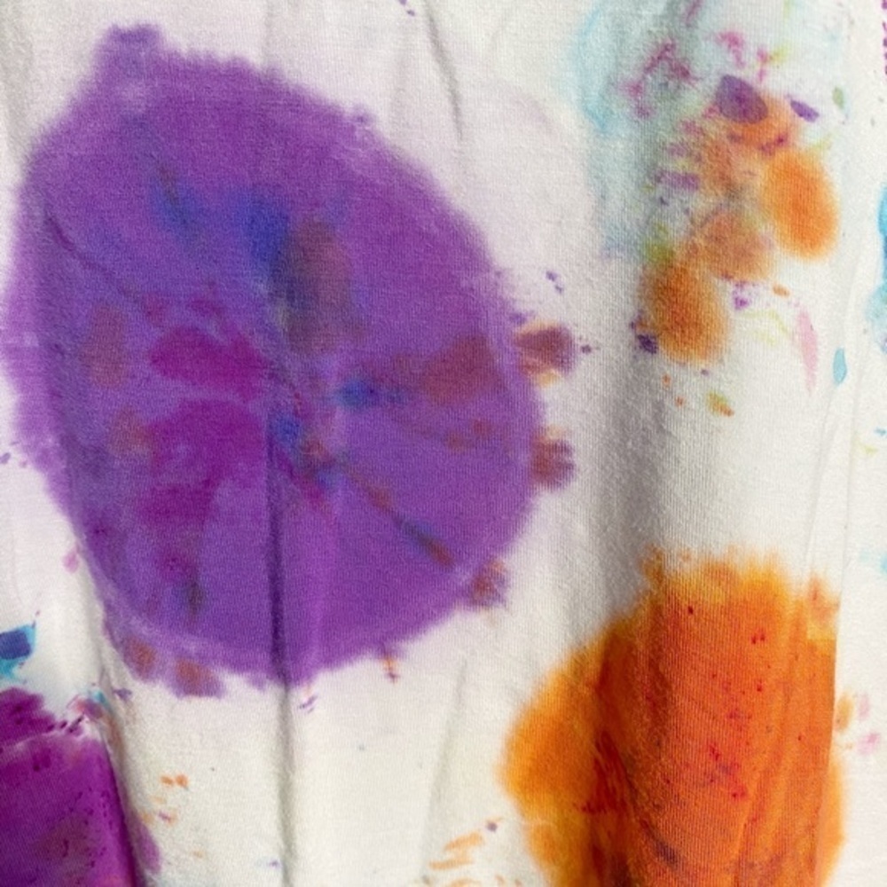 Unbranded Paintball Style Tie Dye V-Neck Short Sleeve Shirt - Picture 6 of 11